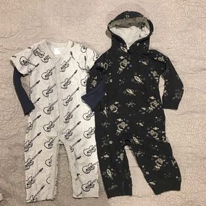 Gap Baby Boy 2 Pieces Long Sleeves Rompers